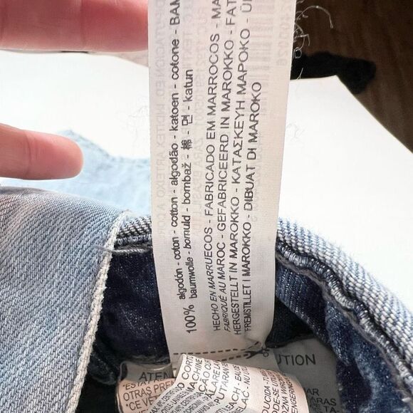 Zara Denim Coverall Womens Small Ripped Distressed Carpenter 100% Cotton Overall - Picture 7 of 10